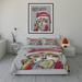 The Holiday Aisle® Aeisha Organic Velvet Flannel Comforter Set Polyester/Polyfill/Flannel in Gray/White | Wayfair EDAB77200F594526A0AD2CC2395C59AC