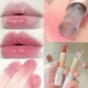 Lip Balm Color Changing Moisturizing Gold Foil Lip Gloss Natural Lasting Carrot Lipsticks Glaze