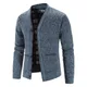 New Sweaters Coats Men Winter Thicker Knitted Cardigan Sweatercoats Slim Fit Mens Knit Warm Sweater