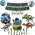 Dinosaur Balloons Set Jungle Safari Boy banner Roar Balloons Dino Baloon dinosaur Cake Topper Happy