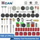 XCAN Rotary Tool Accessory Kit 100-217pcs 1/8'' Shank Mini Polishing Sanding Drilling Grinding Set