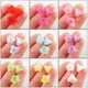 Fashion 80Pcs Mixed Frosting Horn Flower Spacer Beads Acryli Plastic Charms End Caps Connectors