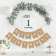 Happy Birthday Decoration 1-9th Happy Birthday Banner Balloons Flag Bunting First Birthday Decor Boy