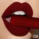 QIBEST Matte Liquid Lipstick Waterproof Velvet Nude Red Lip Gloss Tint Long Lasting Black Purple