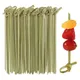 100Pcs 12/15cm Disposable Bamboo Tie Bamboo Knot Food Picks With Twisted Appetizer Sandwich Cocktail