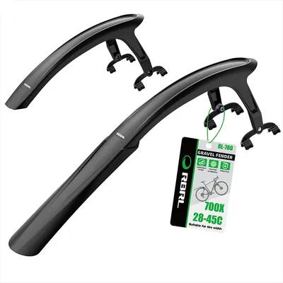 RBRL Bicycle Mudguard 28 inch Bicycle Wings Gravel Road Bike Mudguard 700c Quick Release Bike Fender