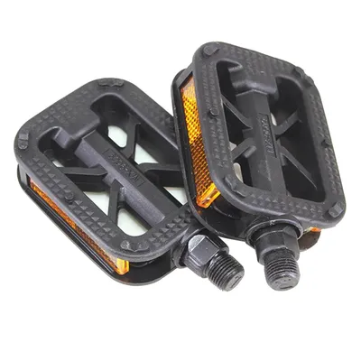 Bicycle Pedals Ultralight Flat Platform Bike Pedals for Mountain Bike 9/16 Inch 1/2 Inch Cycling
