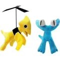 Rainbow Friend Chapter 2 Plush Toy Stuffed Animal Cyan and Yellow Plushie Doll Toys Gift for Kids