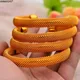 4pcs/Set 24K Dubai Gold Color Cuff Bangle For Women Ethiopian Jewelry bracelets African wedding