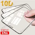 3 Pcs Tempered Glass For Sony Xperia 1 5 10 V IV III II Screen Protector on For Sony Xperia Pro-1