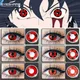 EYESHARE 1 Pair Sharingan Contact Lenses for Eyes Cosplay Lenses Red Anime Lense Hatake Kakashi