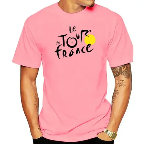 Tour Frankreich 2022 T-shirt Frankreich Fahrrad Geschenk T-Shirt Weiß-Grau Kurz für Männer