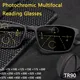 Heißer Verkauf Photochrome Progressive Lesebrille Männer Multifokale Bifocal Presbyopie Brille