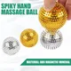 2PCS Hand Magnetische Therapie Spiky Hand Massage Ball Druck Relief Trigger Punkt Tasche Massage