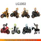 Lg1002 Ghost Rider Bausteine leuchtend mit Motorrad Kunststoff Mini Action Spielzeug Figuren