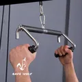 Fitness Gym Gerade Rudern Bar Rotierenden Griff für DIY Pulley Kabel Maschine Lat Pull Unten T-bar
