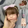 17 Zoll bemalte wieder geborene Puppe Kit vorzeitige Baby größe hand verwurzelte Haare und Wimpern