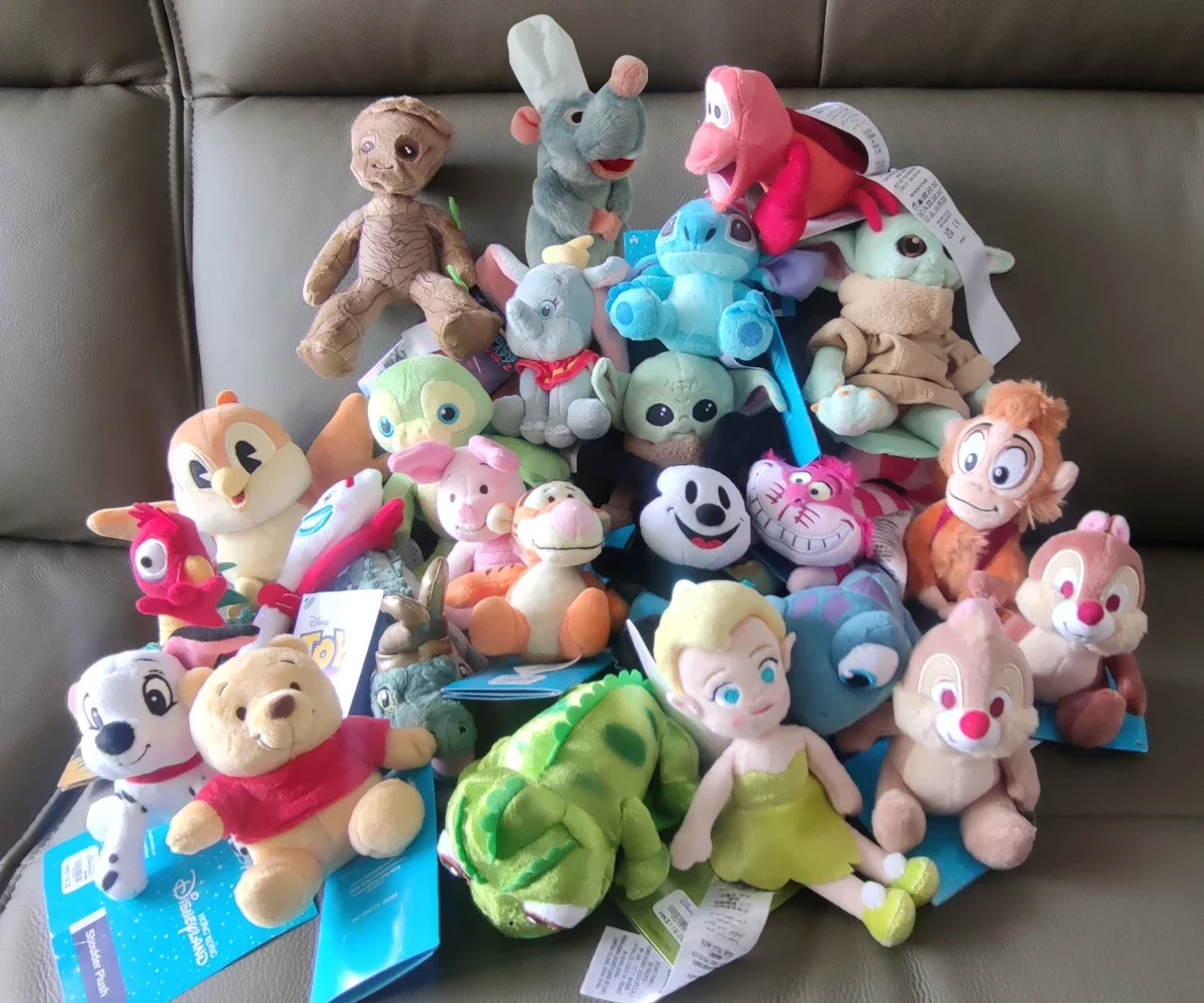 Disney Store Ratatouille Stich Groot Dale Pascal Alligat magnetische Schulter Plüsch tier Image