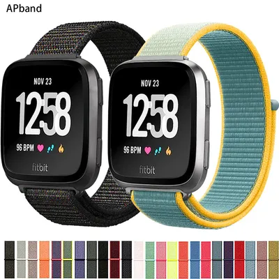 Nylon armband für Fitbit Versa 3 4 Band Smart Watch Ersatz Uhren armband Sport Loop Correa Armband Fitbit Sense Band Image