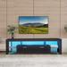 LED TV Stand Modern TV Stand with Storage Entertainment Center with Drawer TV cabinet for Up to 75 inch