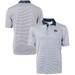 Men's Cutter & Buck Navy/White Drexel Dragons Big Tall Virtue Eco Pique Micro Stripe Recycled Polo