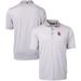 Men's Cutter & Buck Gray/White Oklahoma Sooners Big Tall Virtue Eco Pique Micro Stripe Recycled Polo