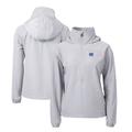 Women's Cutter & Buck Gray North Carolina Tar Heels Charter Eco Recycled Half-Zip Anorak Jacket