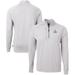 Men's Cutter & Buck Heather Gray Colorado State Rams Big Tall Adapt Eco Knit Quarter-Zip Pullover Top