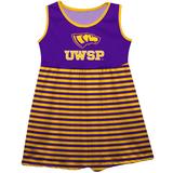 Girls Youth Purple Wisconsin-Stevens Point Pointers Tank Dress