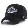 Men's '47 Black Colorado Rockies Cooperstown Collection Franchise Fitted Hat