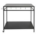 FRONG Outdoor Dining Cart w/ Storage & Spice Rack, Steel | 31.49 H x 33.46 W x 19.49 D in | Wayfair A3428