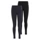 Leggings CHAMPION "2Pack Leggings" Gr. XL (164/170), N-Gr, bunt (schwarz, marine) Kinder Hosen Leggings