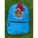 Crochet Backpack Bag Crochet Girl Applique With Earrings Sasspacks | Backpack
