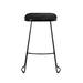 AllModern Dispatch Solid Wood Bar & Counter Stool Wood/Metal in Black | Counter Stool (27" Seat Height) | Wayfair ED96D2F4FB2D44429B5C30A702784F51