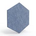 RECLAIM- Stick-On Decorative Acoustic Panels - Light Blue 6-Pack - Luxor RCLMHEX005