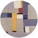 Momeni New Wave NW-23 Round Area Rug - NEWWANW-23GRY590R