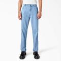 Dickies Men's Houston Relaxed Fit Jeans - Light Denim Size 38 34 (DUR08)