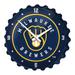 Milwaukee Brewers 18.5" Bottle Cap Wall Clock