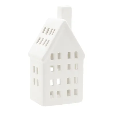 Haus aus Keramik, für Teelichter, 9 x 17,5 cm Image