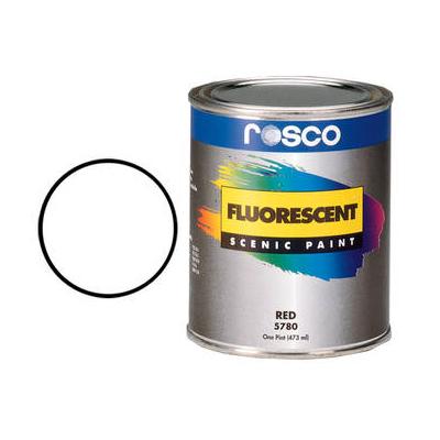 Rosco Fluorescent Paint (White, Matte, 1 Pint) 150057790016