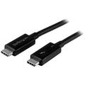 StarTech Thunderbolt 3 USB Type-C Male Cable (1.6', 40 Gbps) TBLT34MM50CM