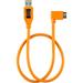 Tether Tools 20" TetherPro USB 3.1 Gen 1 Type-A to Micro-B Right Angle Adapter Cable (Hi CU61RT02-ORG
