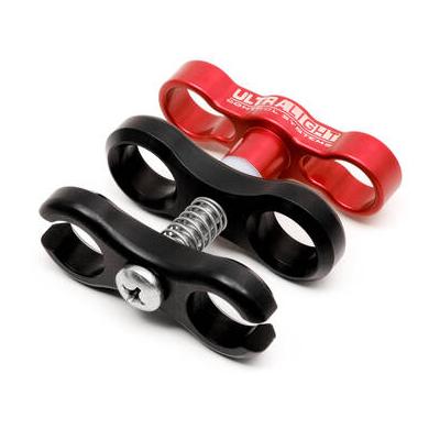 Ultralight Ball Clamp with One-Side Cutouts and Splashy Red T-Knob AC-CSSK-SR