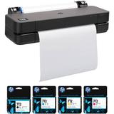 HP HP DesignJet T210 24" Large Format Wireless Plotter Printer with Standard-C 8AG32A