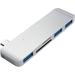 Satechi USB 3.0 Type-C 3-In-1 Combo Hub (Silver) ST-TCUHS