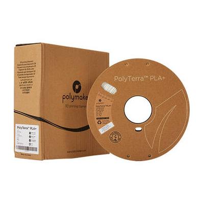 Polymaker 1.75mm PolyTerra PLA+ Filament (1kg, White) PM70946