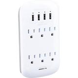 Monster Cable Wall Tap Surge Protector (White) ME-5016W-U