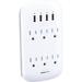 Monster Cable Wall Tap Surge Protector (White) ME-5016W-U