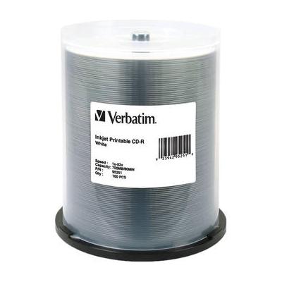 Verbatim CD-R 700MB 52x Write Once White Inkjet Pr...