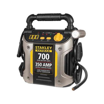 Stanley 350 Amp Battery Jump Starter with Air Compressor Yellow/Black J7CS